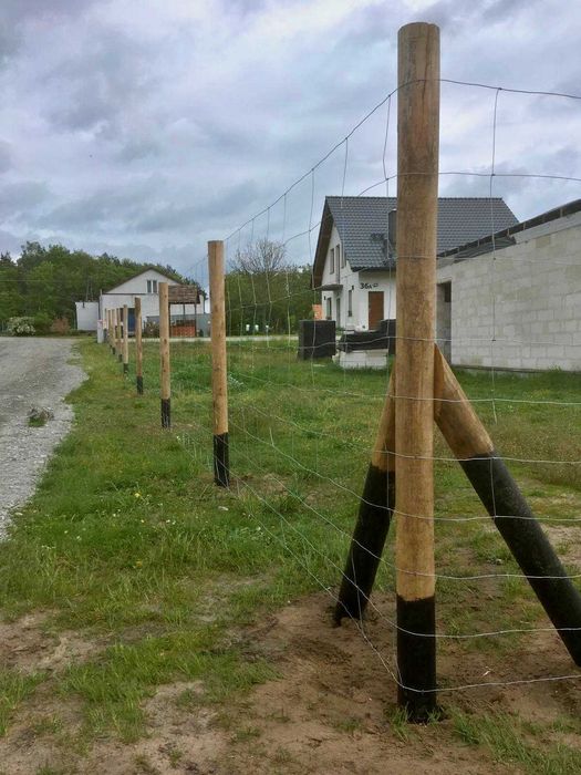 Ogrodzenie budowlane tymczasowe - Siatka leśna , płot budowlany