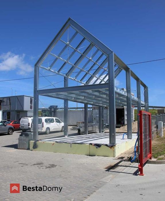 Konstrukcja stalowa domu Besta 35 m2 - do samodzielnego montażu!