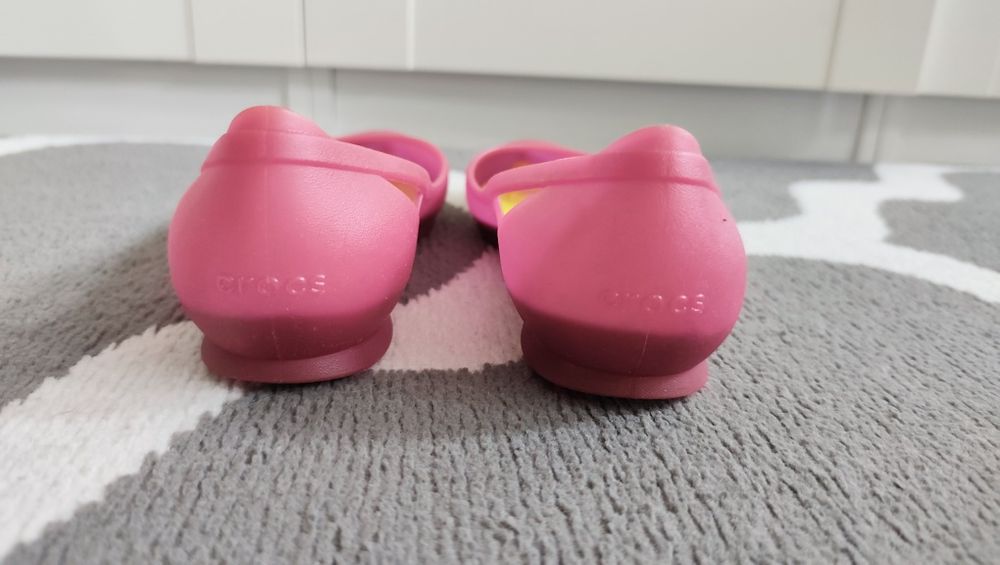 Crocs Rio Flat Balerinki różowe W8 38 39 fuksja róż