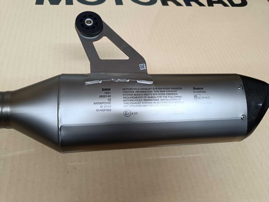 Ponteira Akrapovic BMW S1000XR K69 - NOVA