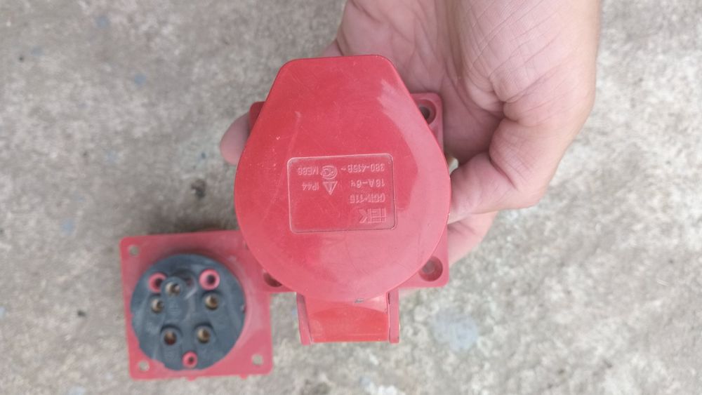 розетки на 3фази 16а