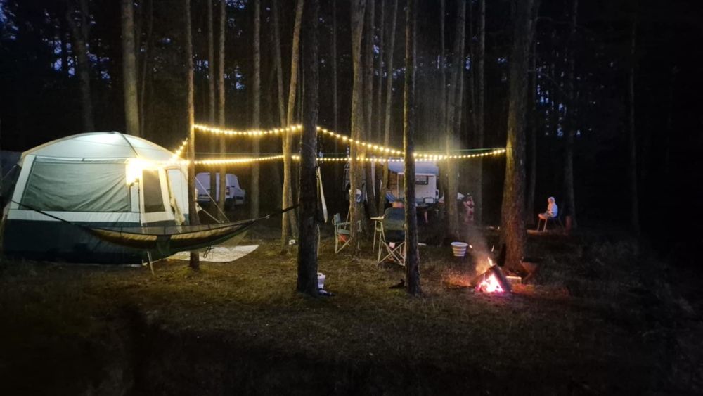 Wielofunkcyjne Lampki Kempingowe 2w1 Nor-tec 8 metrów RGB + Warm White