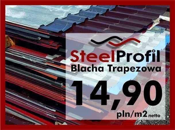 WYPRZEDAŹ Blachy Trapezowe T18 brąz grafit mix kolor 2 gatunek