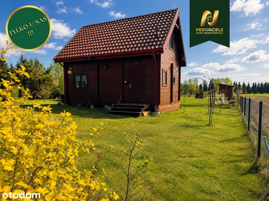 Działka 1000m2 z domem nad jeziorem - Jeziorak