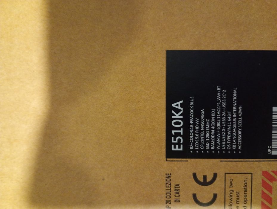 Laptop ASUS Vivobook Go 15 E510KA-BQ1201WS + Microsoft Office 365 Pers