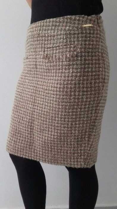 saia tweed: de inverno, número 42, Pedro del Hierro, em ótimo estado