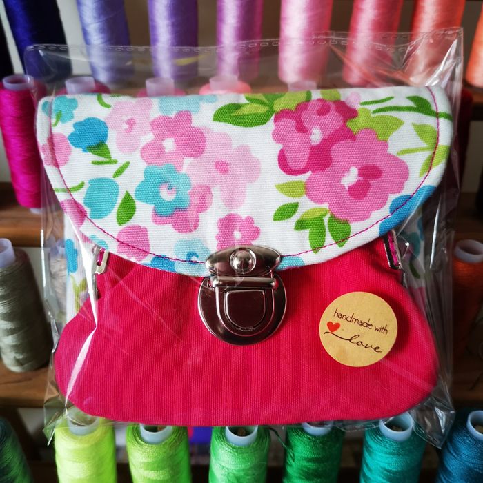 Carteira dupla com fecho da avó