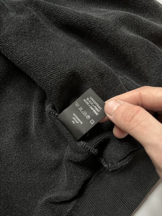зип худи Vetements Brain power washed zip balenciaga raf alyx opium