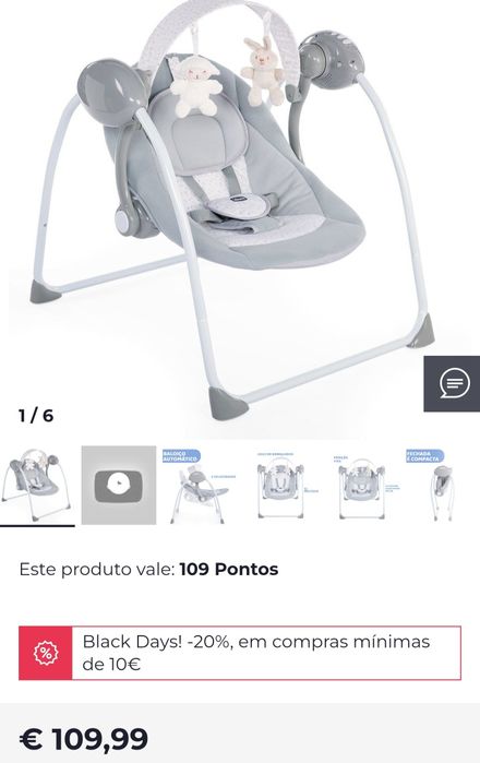 Espreguiçadeira relax&play chicco