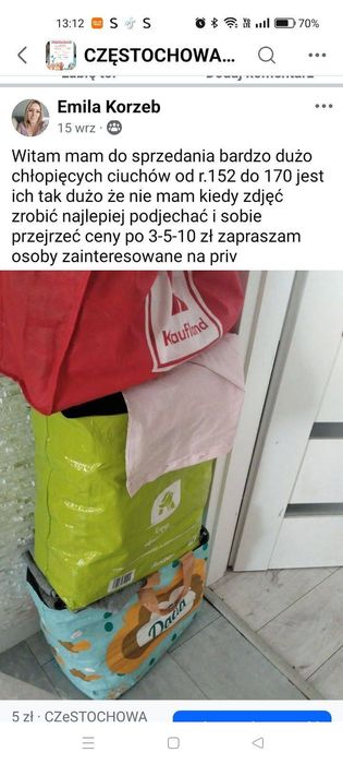 Ciuchy dla chłopca