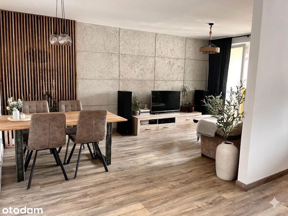 Przestronne 3 pokoje. 61m2 + 6m2