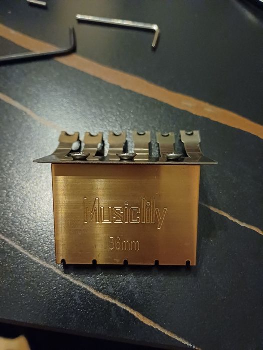 Mosiężny blok mostka tremolo floyd rose gotoh shaller, blokada sprężyn