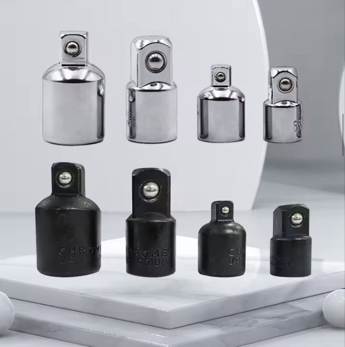 Нобор 4шт адаптерів ударних перехідників гайковерт трещотка1/4 3/8 1/2