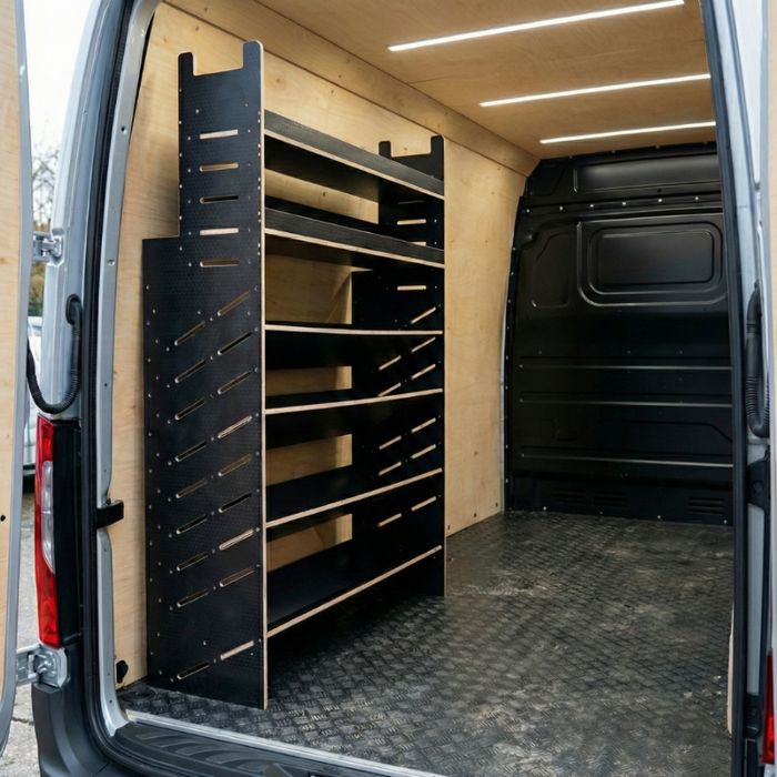 Regały do busa Transit Skośny XL+ 75 cm regał warsztatowy ze sklejki