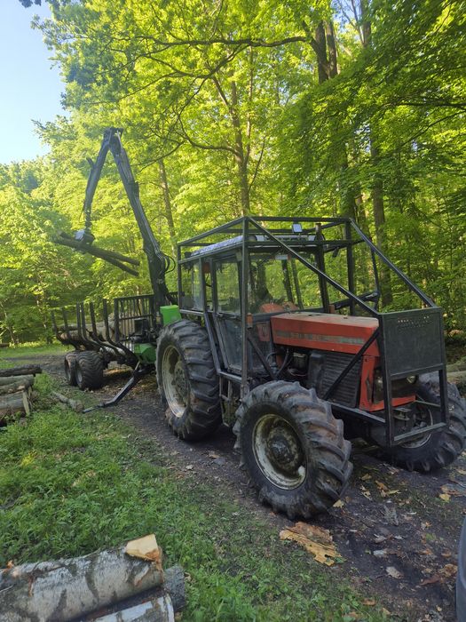 Zetor 9245 ZTS FAO FAR 942HD 4768 ciagnik przyczepa lesna zabudowa