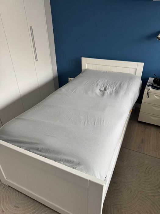 Cama 1900x900 + Colchão viscoelástico