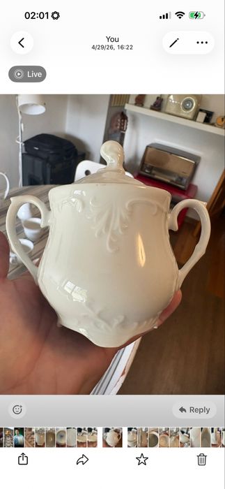 Serviço de mesa em Porcelana Alemã “Bavarian Porzellan Erika”