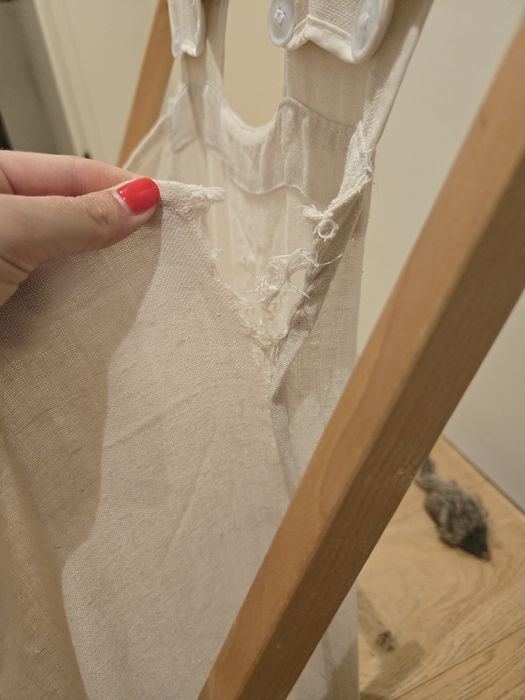 2 Cestos da roupa em pano e maneira