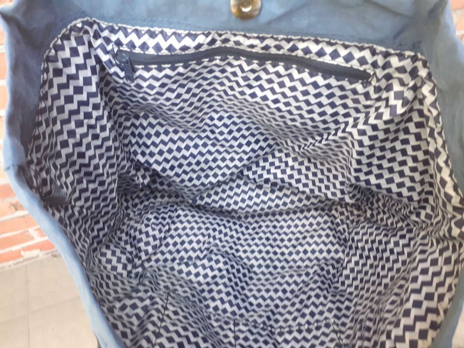 Granatowa plecako- torba marki Tchibo