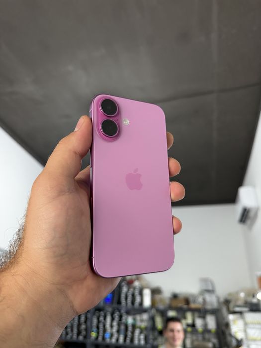 Apple Iphone 16 128 gb рожевий 100% айфон 16 фіз сім