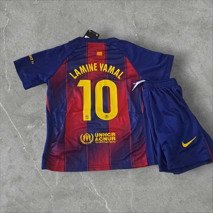FC Barcelona Lamine Yamal Komplet Strój Sezon 25/26 Rozmiar 145-155cm
