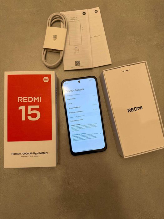 Xiaomi redmi 15 8+4/256 ЄВРОПА! OPEN BOX