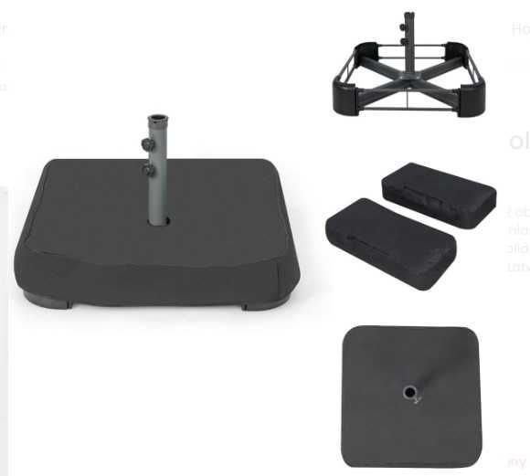 Podstawa do parasola ogrodowego stojak z obciążnikami