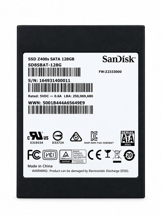 SSD SanDisk Z400s 128GB SATA 2.5”