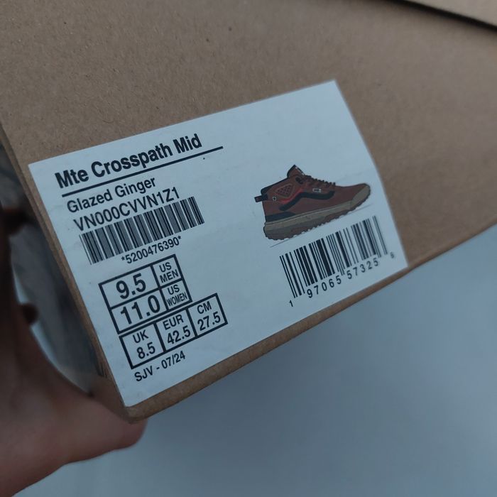 Buty męskie trekkingowe vans crosspath mid mte 42.5