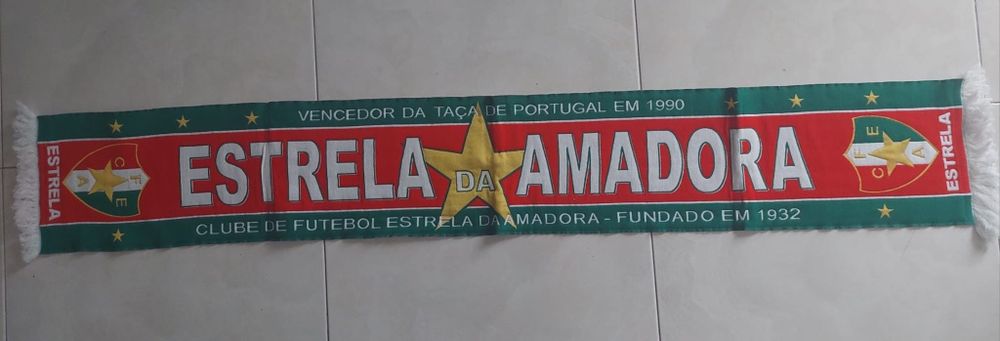 Cachecol do Estrela da Amadora Final taca  portugal