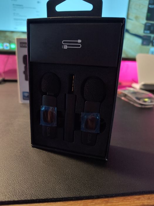 Безпровідні петличні мікрофони чистий звук шумозаглушення