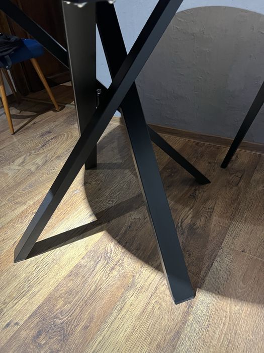 Stół ikea MARIEDAMM imitacja marmuru, 105 cm