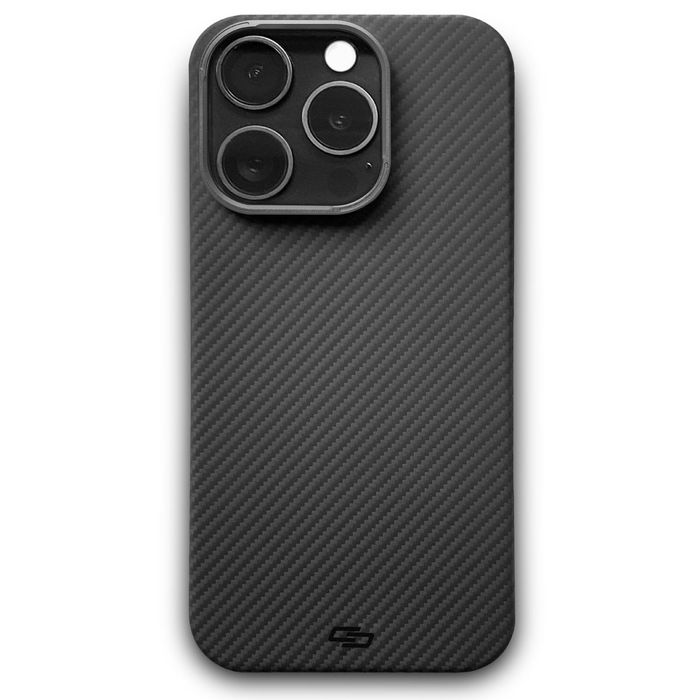 Capa iPhone 16 pro, c/nova, verdadeira capa aramida/carbono