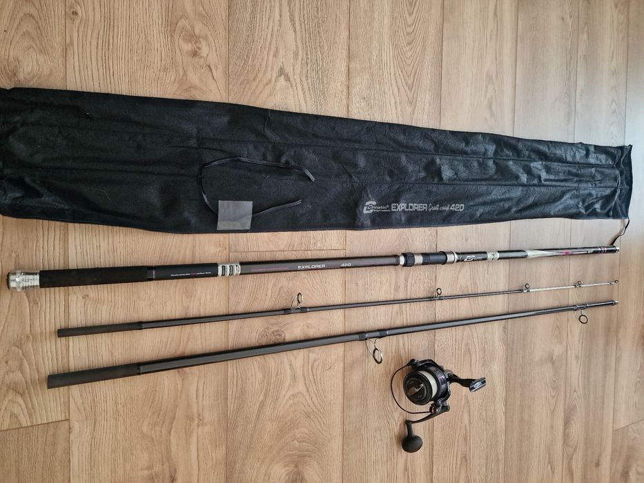 CANA PESCA Cinnetic explorer great coast 420 + Carreto Cinnetic 7000