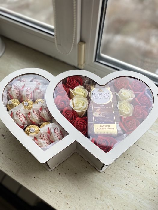 Букет с конфет, фуд букет букет с сухофруктов 14 февраля день влюбленн