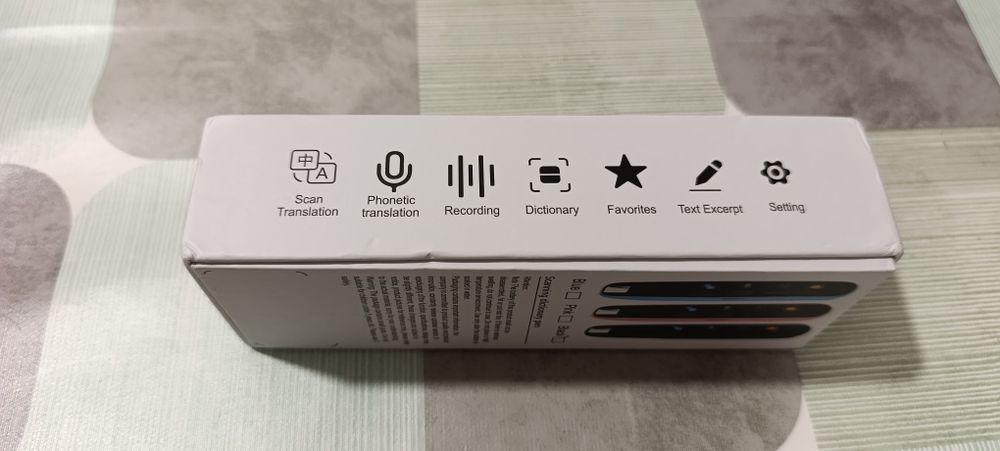 Smart pen Caneta de dicionário de digitalização