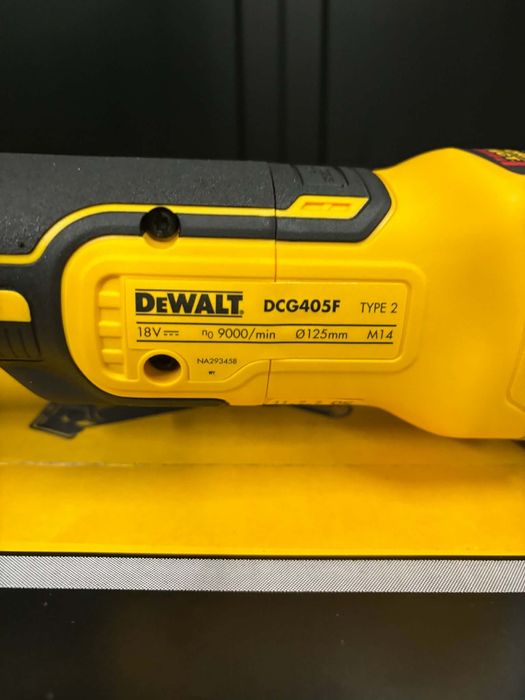 Szlifierka kątowa DeWalt DCG405F z plaskim przodem nówka