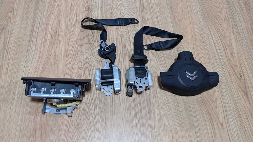 Kit Airbags Tablier Citroen C1 2010 Volante Cintos 2005/2014