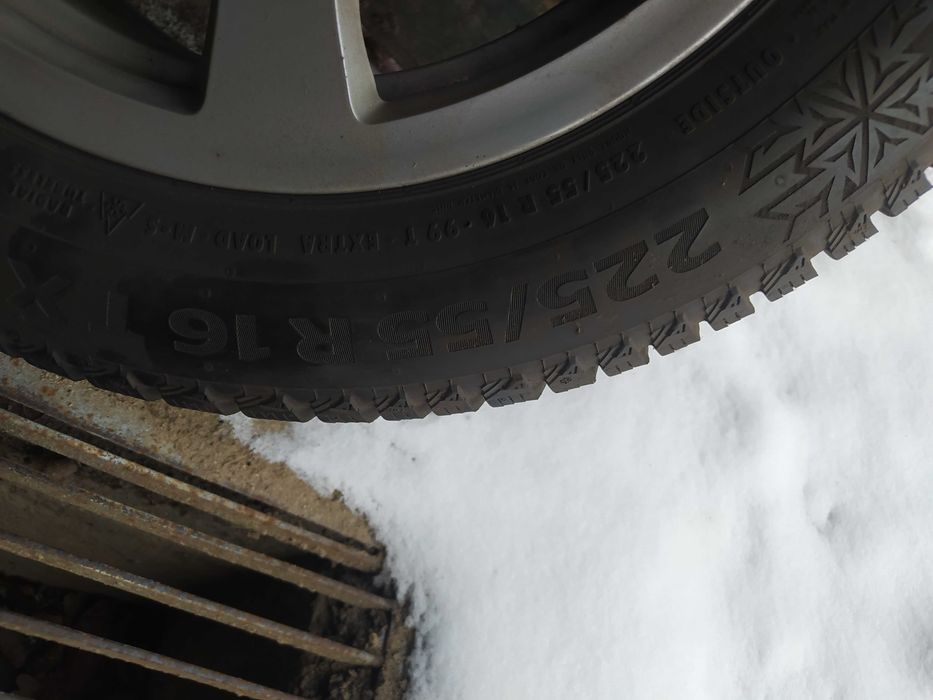 Koła zimowe BMW     E60 E61 E46 225/55/16    Ice CONTACT2  5x120