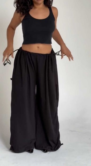 Женские штаны оверсайз трикотаж/Жіночі штани трикотажні модель 1844