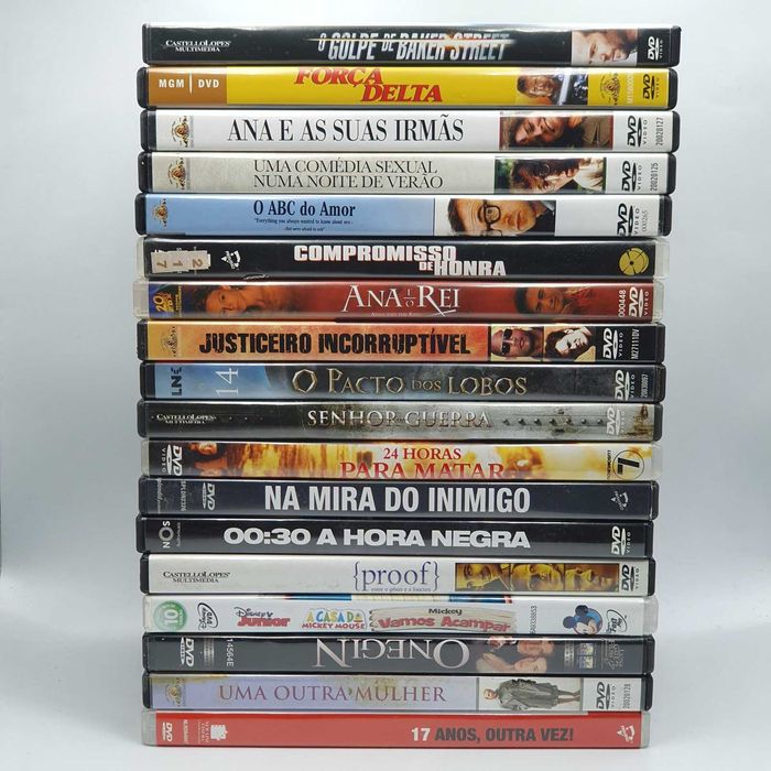 Lote 8/2 - Pack de 18 Filmes em DVD - Ref.VI