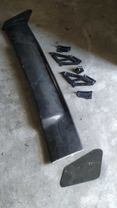 Spoiler Traseiro Fibra Look Carbono