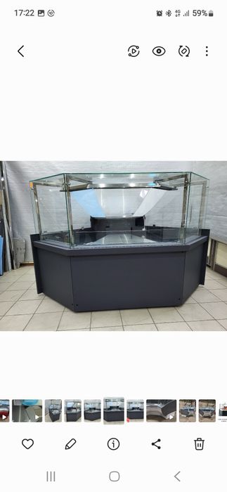 Вітрина кутова Міссурі Технохолод