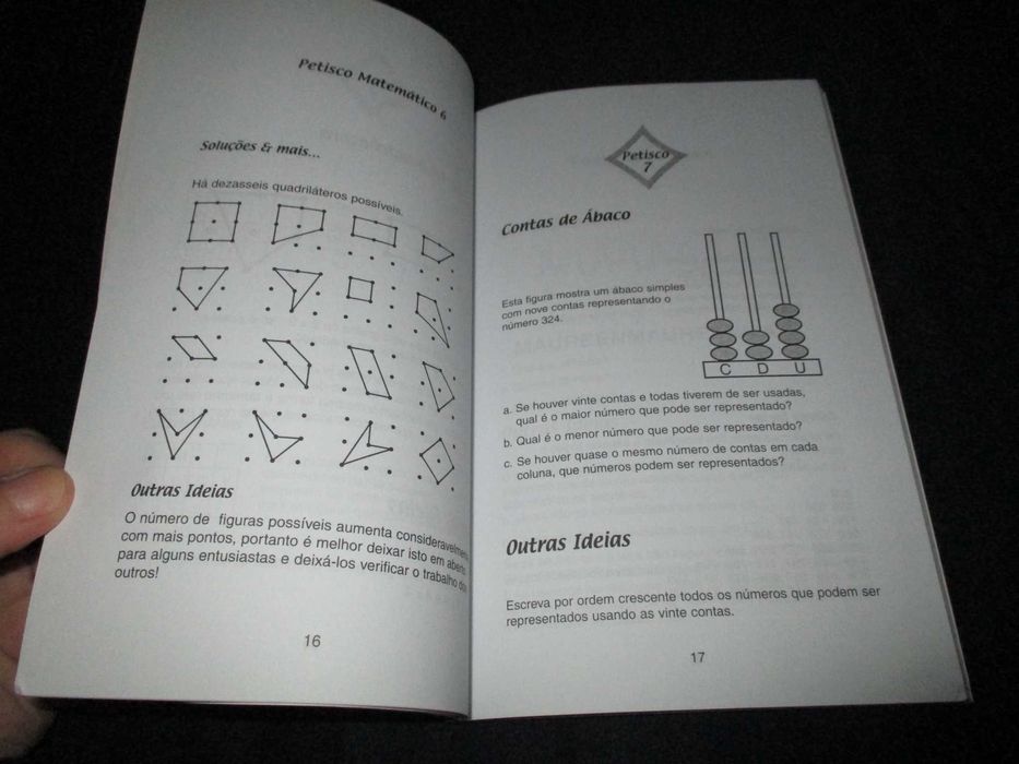Livro Petiscos Matemáticos Jon Millington Replicação
