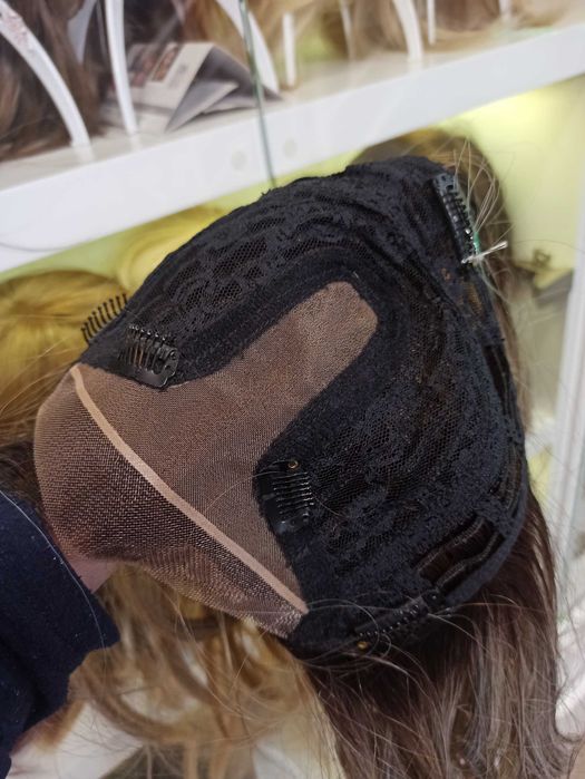 Topper  długi falowany bez grzywki jak naturalny -salon peruk