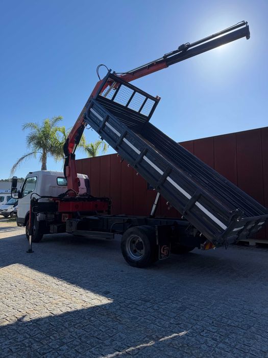 Camião Mitsubishi canter 9T Grua e báscula 4.9cc