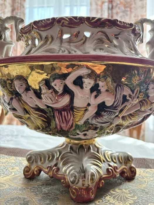 Piękna duża waza antyk sygnowana