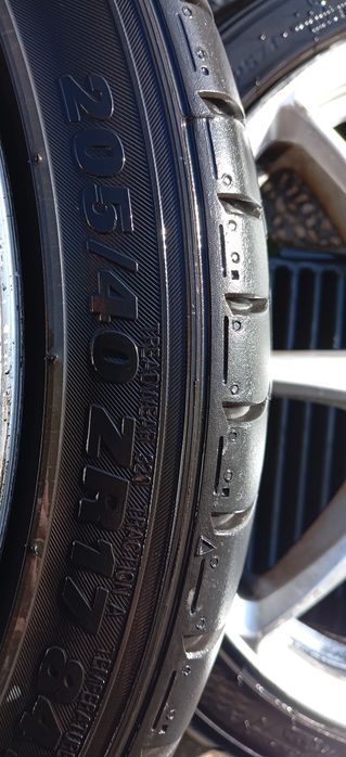 Jantes 17”com pneus 205/40 R17 em bom estado- Seat Ibiza e compatíveis