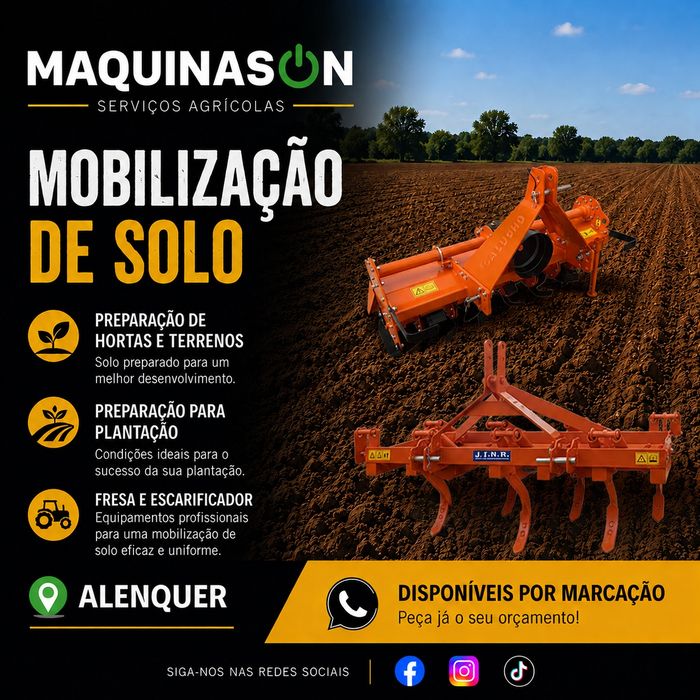 Trator | Limpeza de Terrenos | Corta-Mato | Mobilização de Solo |  Escarificador e Fresa
