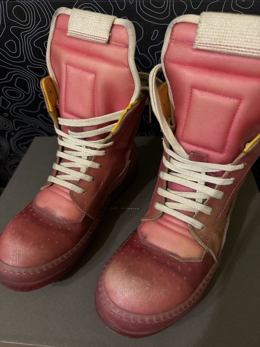 rick owens geobasket very rare